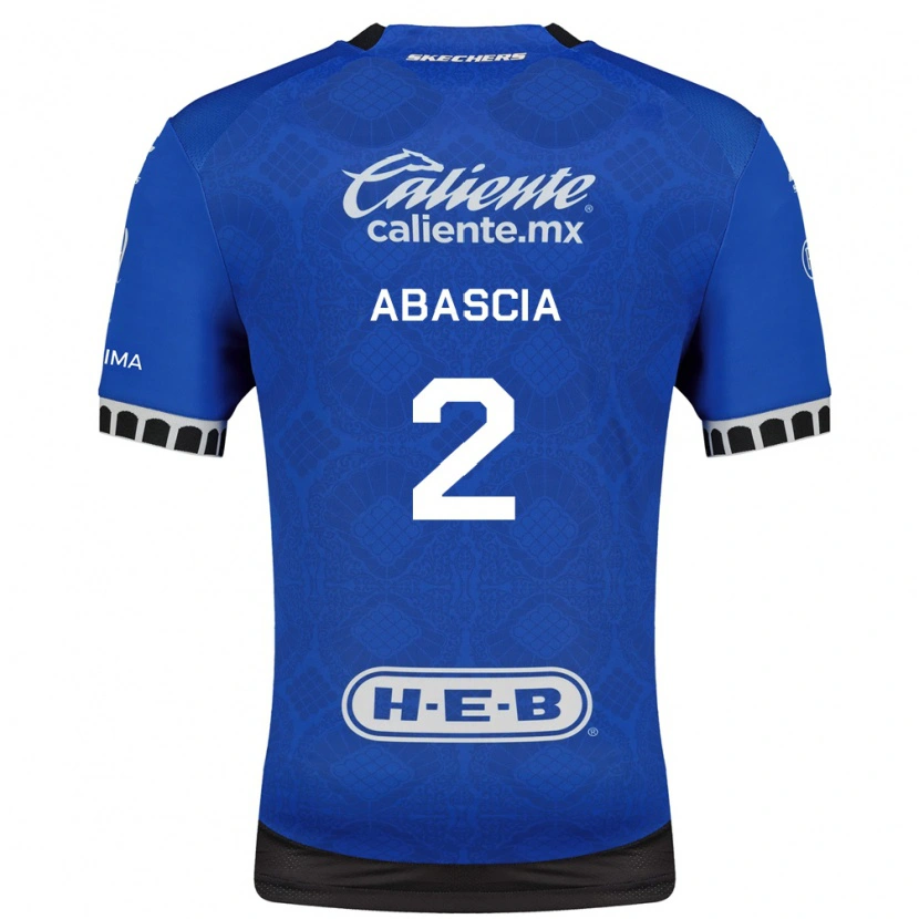 Danxen Kinder Lucas Abascia #2 Königsblau Weiß Schwarz Auswärtstrikot Trikot 2026/27 T-Shirt