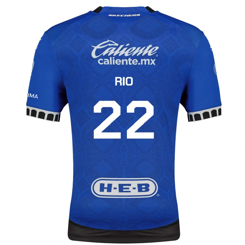 Danxen Kinder Martín Rio #22 Königsblau Weiß Schwarz Auswärtstrikot Trikot 2026/27 T-Shirt