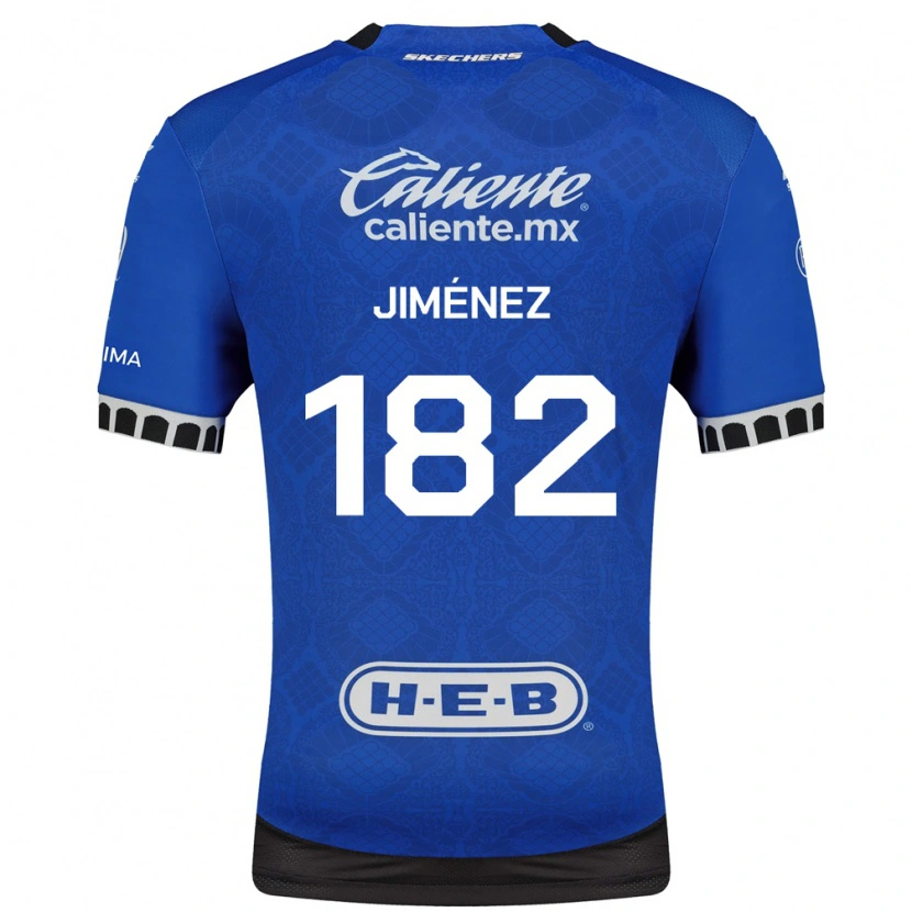 Danxen Kinder Carlos Jiménez #182 Königsblau Weiß Schwarz Auswärtstrikot Trikot 2026/27 T-Shirt
