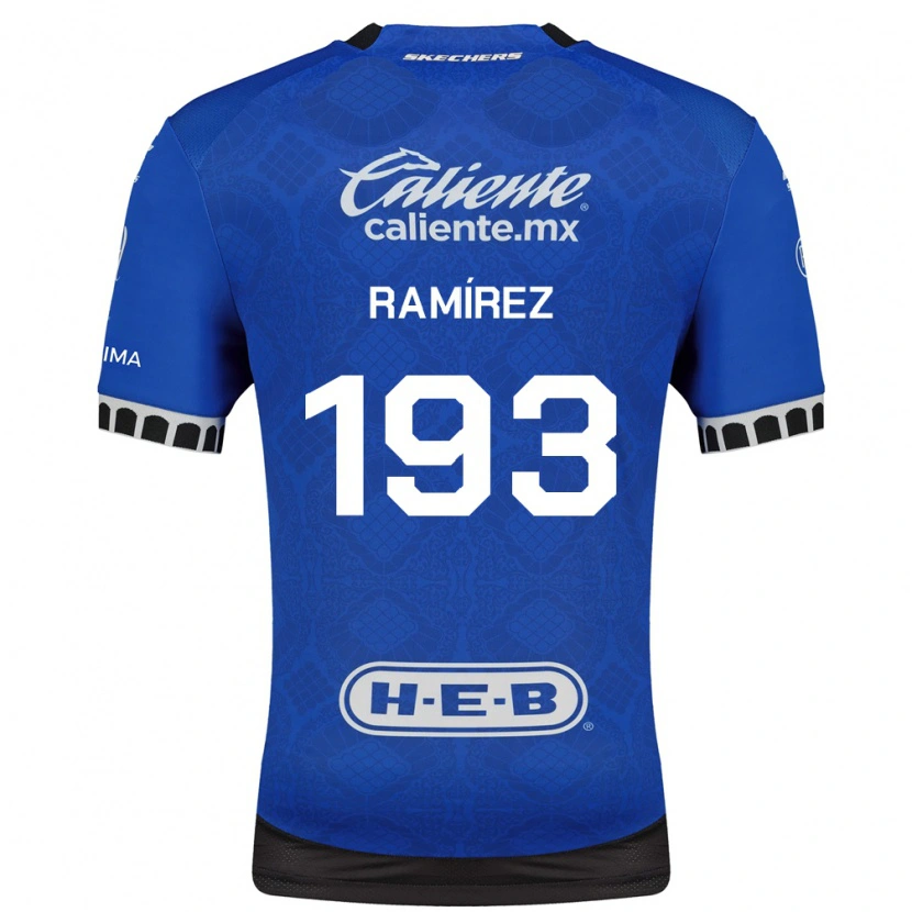 Danxen Kinder Ángel Ramírez #193 Königsblau Weiß Schwarz Auswärtstrikot Trikot 2026/27 T-Shirt