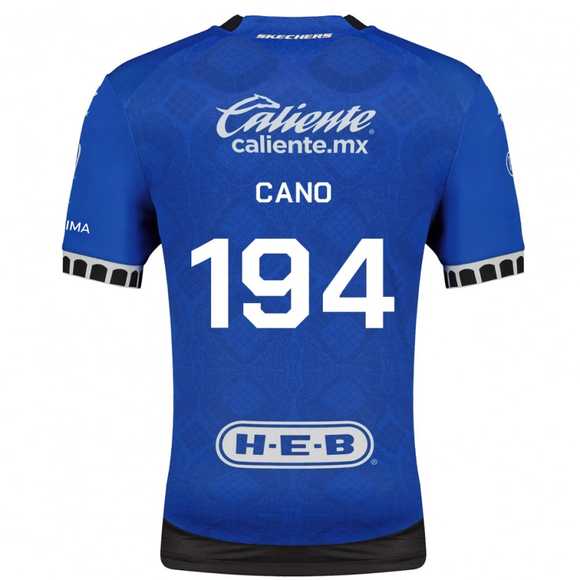 Danxen Kinder Juan Cano #194 Königsblau Weiß Schwarz Auswärtstrikot Trikot 2026/27 T-Shirt