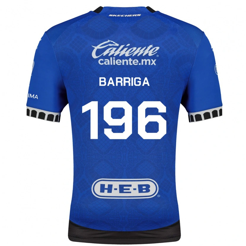 Danxen Kinder Juan Barriga #196 Königsblau Weiß Schwarz Auswärtstrikot Trikot 2026/27 T-Shirt