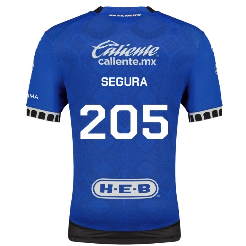 Danxen Kinder Mathías Segura #205 Königsblau Weiß Schwarz Auswärtstrikot Trikot 2026/27 T-Shirt