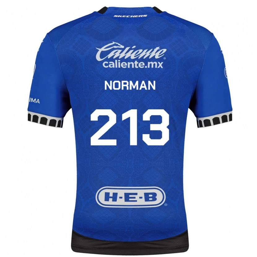 Danxen Kinder Humberto Norman #213 Königsblau Weiß Schwarz Auswärtstrikot Trikot 2026/27 T-Shirt
