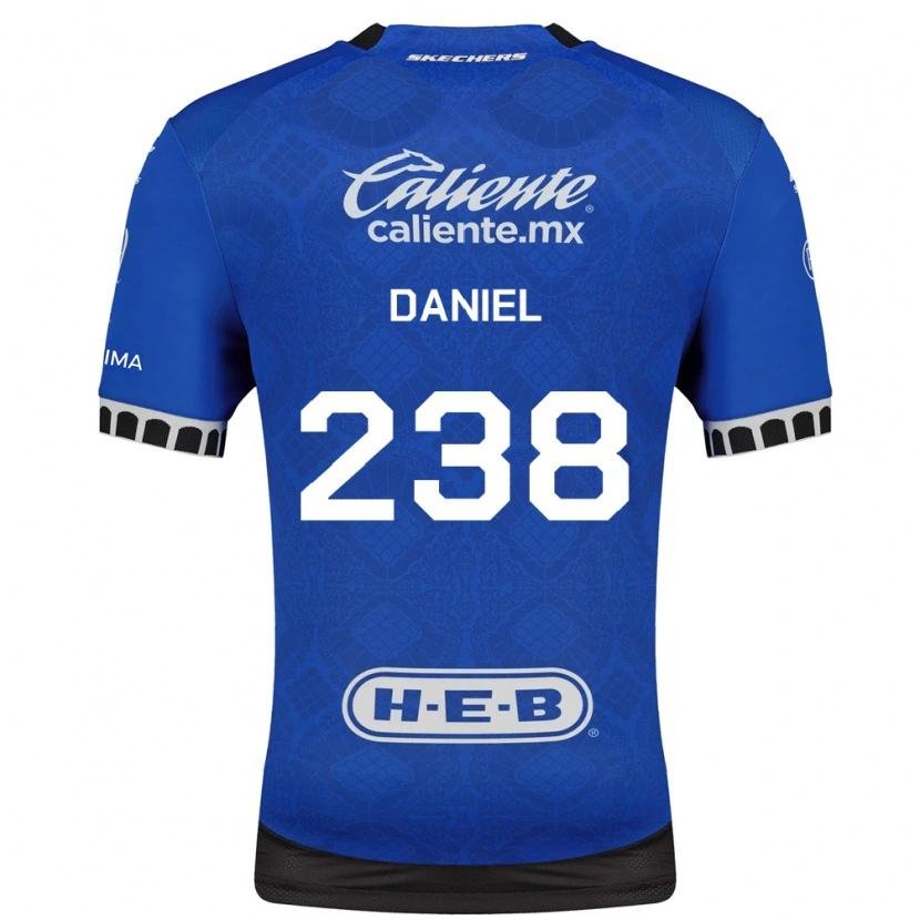 Danxen Kinder Daniel De La Rosa #238 Königsblau Weiß Schwarz Auswärtstrikot Trikot 2026/27 T-Shirt
