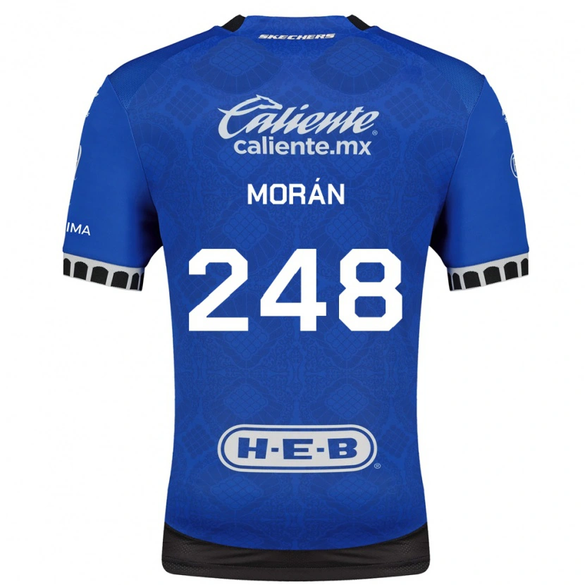 Danxen Kinder Jorge Morán #248 Königsblau Weiß Schwarz Auswärtstrikot Trikot 2026/27 T-Shirt