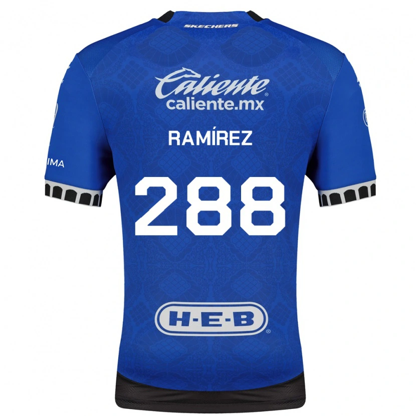 Danxen Kinder Santiago Ramírez #288 Königsblau Weiß Schwarz Auswärtstrikot Trikot 2026/27 T-Shirt