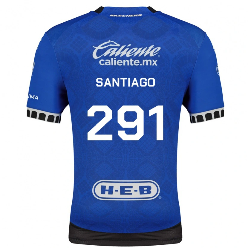 Danxen Kinder Santiago De La Barrera #291 Königsblau Weiß Schwarz Auswärtstrikot Trikot 2026/27 T-Shirt
