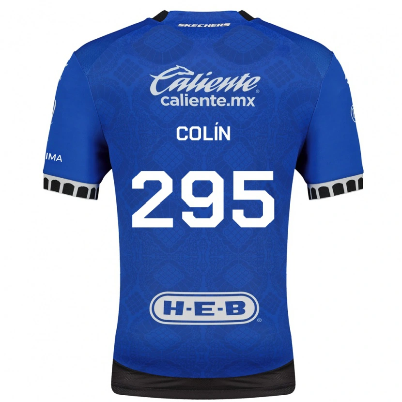 Danxen Kinder Osvaldo Colín #295 Königsblau Weiß Schwarz Auswärtstrikot Trikot 2026/27 T-Shirt