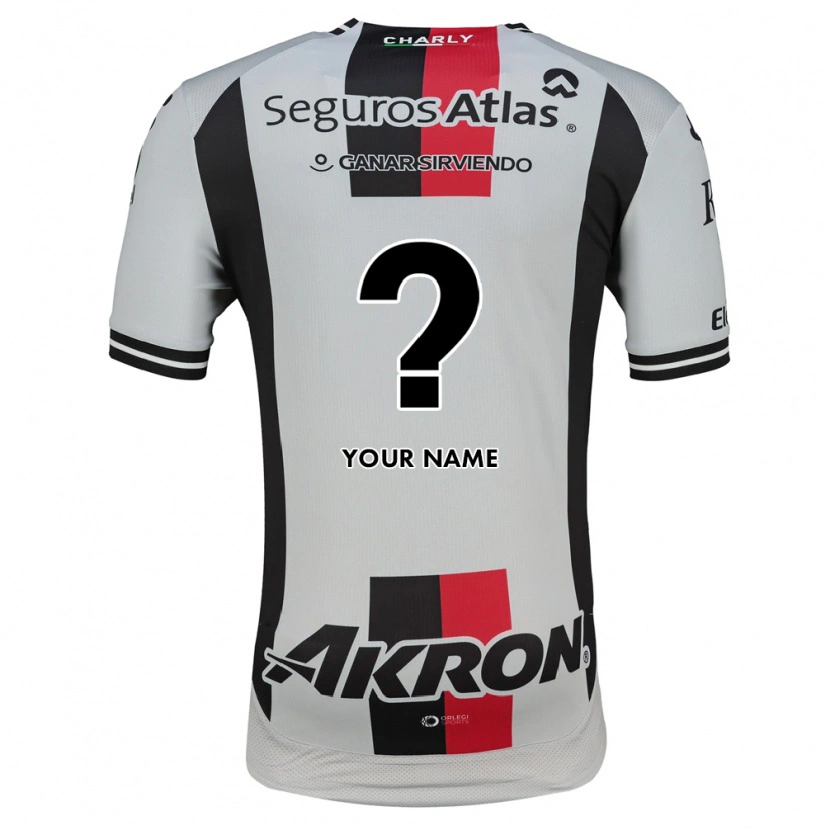 Danxen Kinder Ihren Namen #0 Weiß Rot Schwarz Auswärtstrikot Trikot 2026/27 T-Shirt