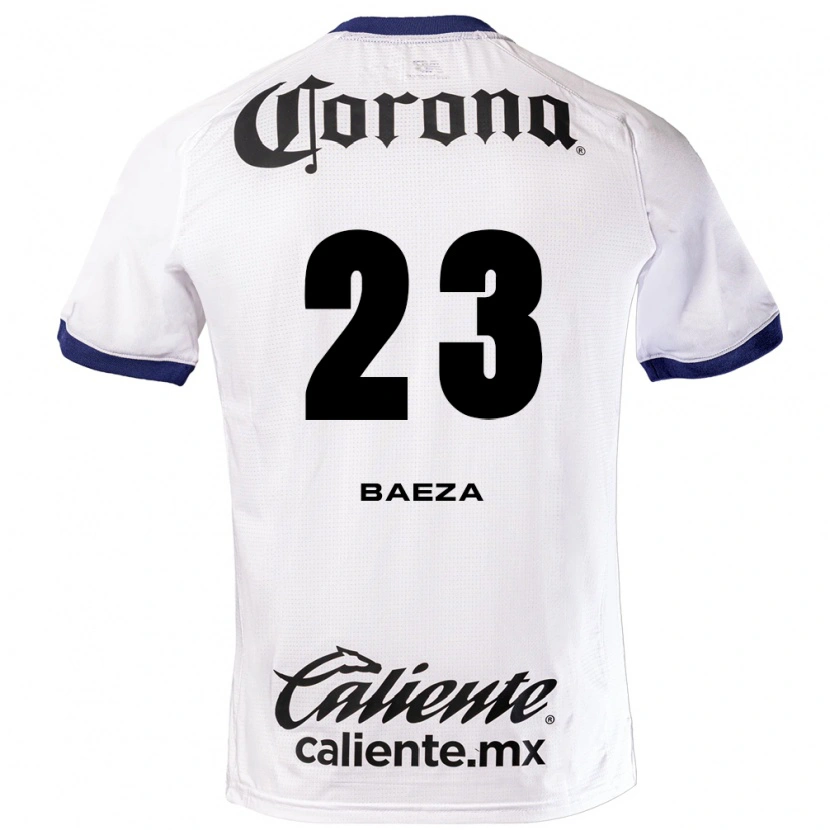 Danxen Kinder Claudio Baeza #23 Weiß Blau Schwarz Auswärtstrikot Trikot 2026/27 T-Shirt