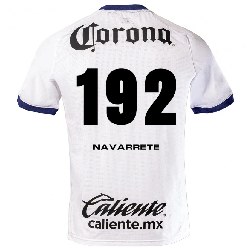 Danxen Kinder Luis Navarrete #192 Weiß Blau Schwarz Auswärtstrikot Trikot 2026/27 T-Shirt