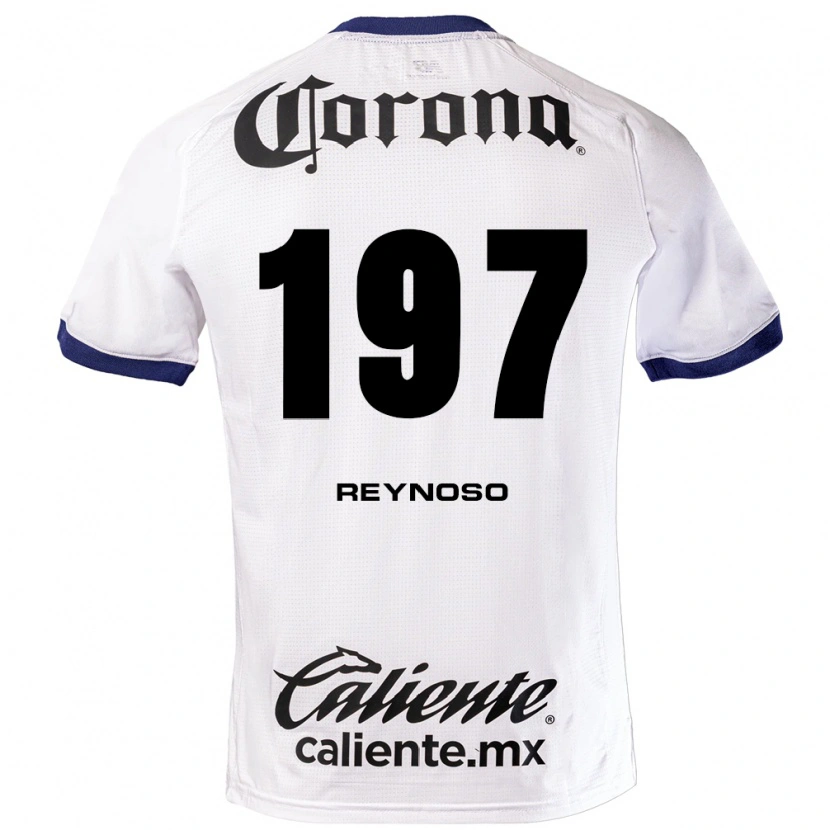 Danxen Kinder Daniel Reynoso #197 Weiß Blau Schwarz Auswärtstrikot Trikot 2026/27 T-Shirt