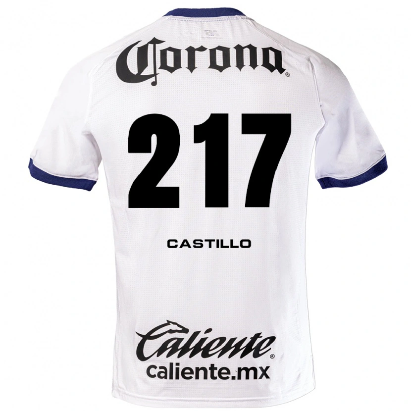 Danxen Kinder Klever Castillo #217 Weiß Blau Schwarz Auswärtstrikot Trikot 2026/27 T-Shirt