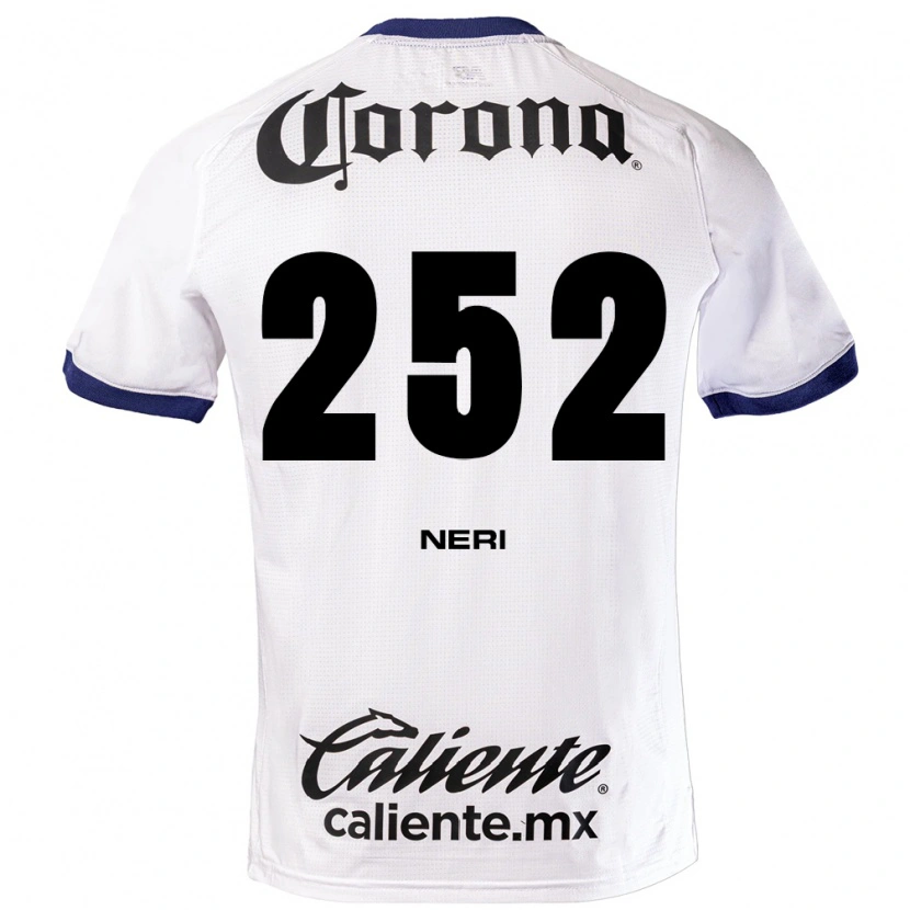 Danxen Kinder Luis Neri #252 Weiß Blau Schwarz Auswärtstrikot Trikot 2026/27 T-Shirt
