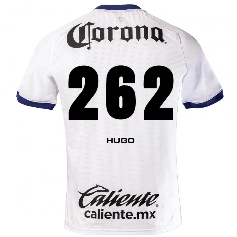 Danxen Kinder Hugo Maximiliano González #262 Weiß Blau Schwarz Auswärtstrikot Trikot 2026/27 T-Shirt