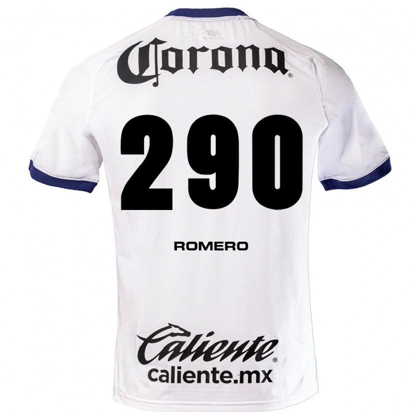 Danxen Kinder Marvin Romero #290 Weiß Blau Schwarz Auswärtstrikot Trikot 2026/27 T-Shirt