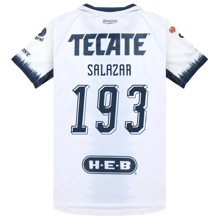 Danxen Kinder Jofran Salazar #193 Weiß Tintenblau Rot Auswärtstrikot Trikot 2026/27 T-Shirt