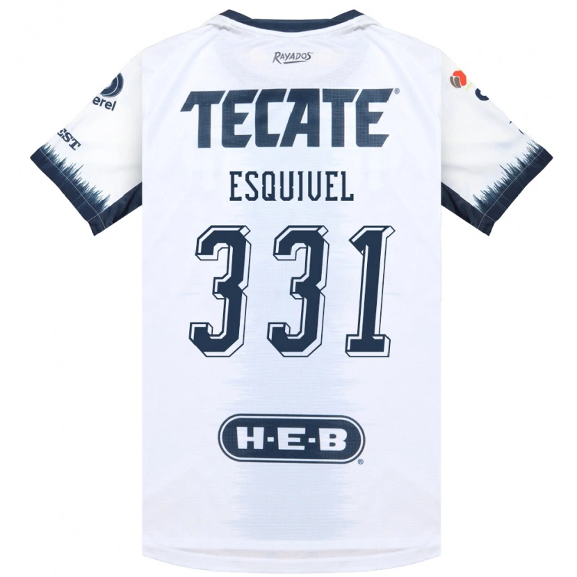Danxen Kinder Abraham Esquivel #331 Weiß Tintenblau Rot Auswärtstrikot Trikot 2026/27 T-Shirt