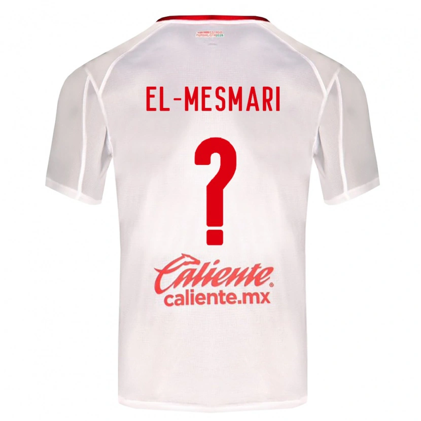 Danxen Kinder Bruce El-Mesmari #0 Weiß Grün Rot Auswärtstrikot Trikot 2026/27 T-Shirt