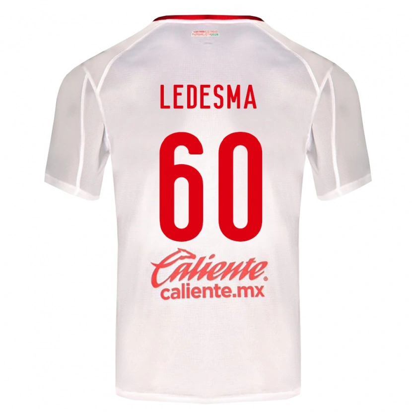 Danxen Kinder Luis Ledesma #60 Weiß Grün Rot Auswärtstrikot Trikot 2026/27 T-Shirt