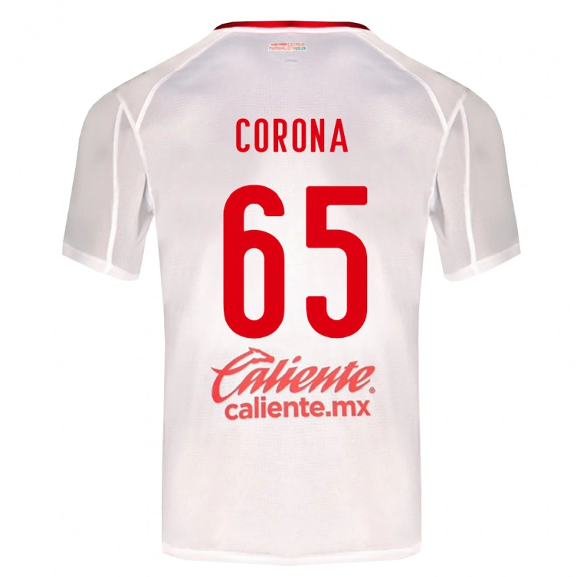Danxen Kinder Carlos Corona #65 Weiß Grün Rot Auswärtstrikot Trikot 2026/27 T-Shirt