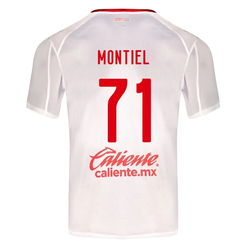 Danxen Kinder Erick Montiel #71 Weiß Grün Rot Auswärtstrikot Trikot 2026/27 T-Shirt