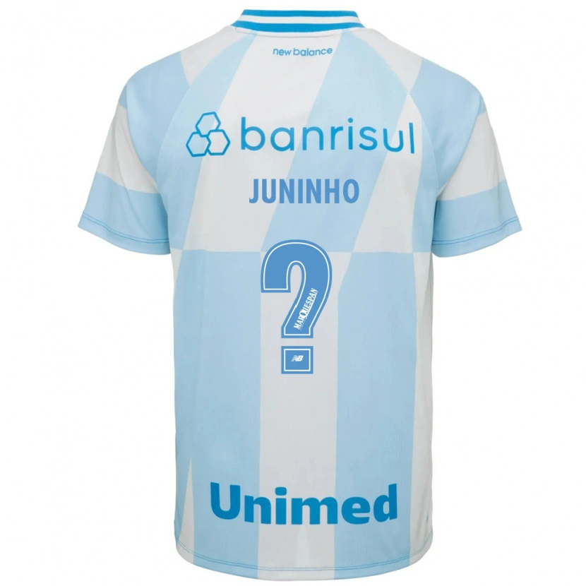 Danxen Kinder Juninho #0 Hellblau Weiß Auswärtstrikot Trikot 2026/27 T-Shirt
