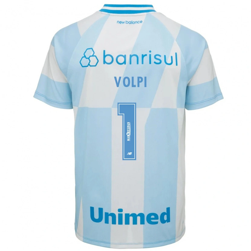 Danxen Kinder Tiago Volpi #1 Hellblau Weiß Auswärtstrikot Trikot 2026/27 T-Shirt