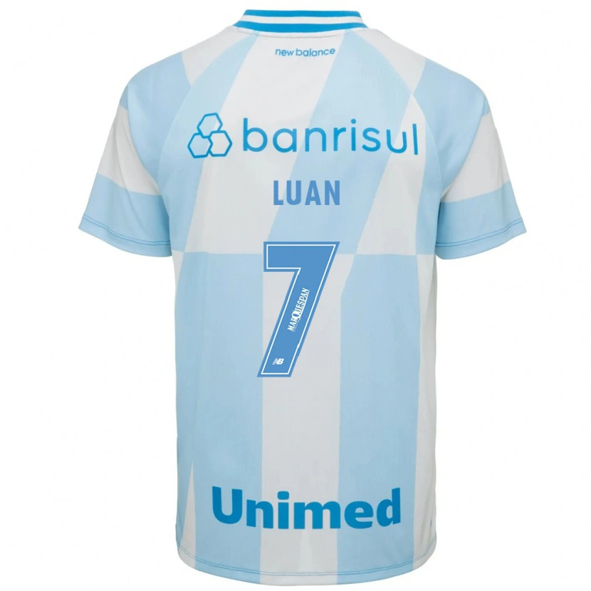 Danxen Kinder Luan #7 Hellblau Weiß Auswärtstrikot Trikot 2026/27 T-Shirt