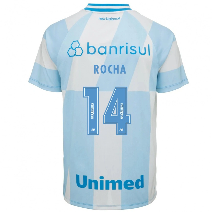 Danxen Kinder Marcos Rocha #14 Hellblau Weiß Auswärtstrikot Trikot 2026/27 T-Shirt
