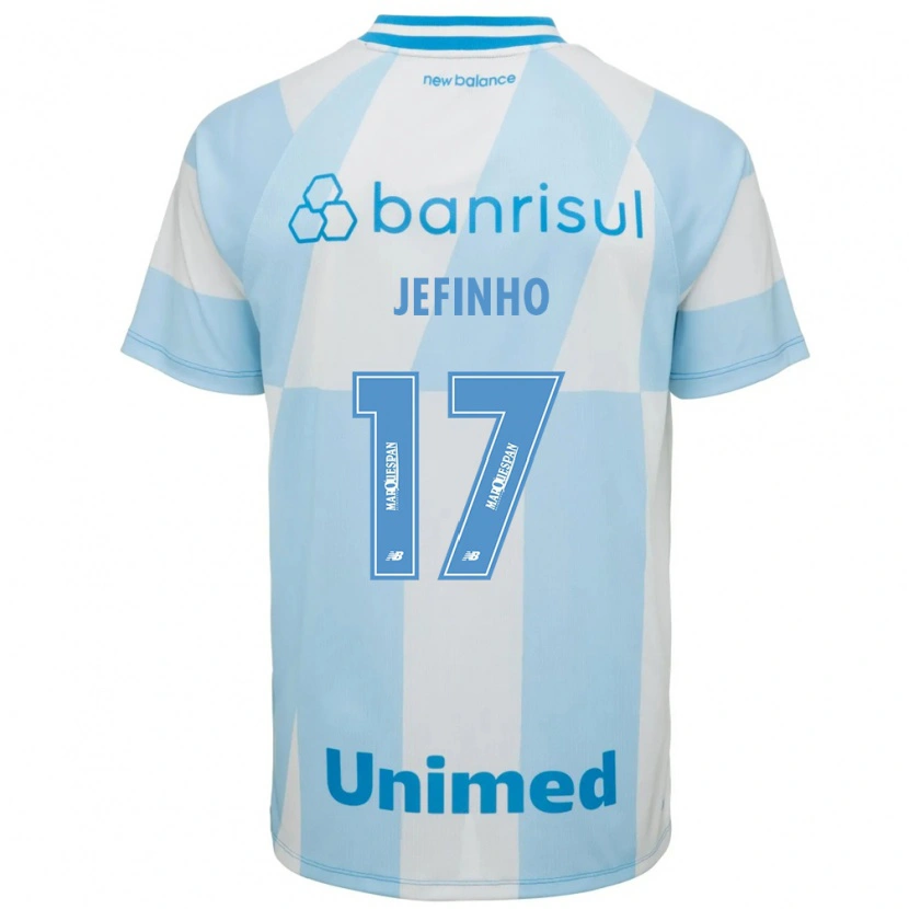 Danxen Kinder Jefinho #17 Hellblau Weiß Auswärtstrikot Trikot 2026/27 T-Shirt