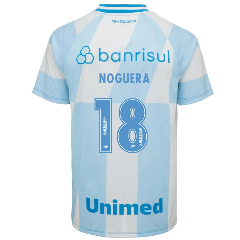 Danxen Kinder Freddy Noguera #18 Hellblau Weiß Auswärtstrikot Trikot 2026/27 T-Shirt