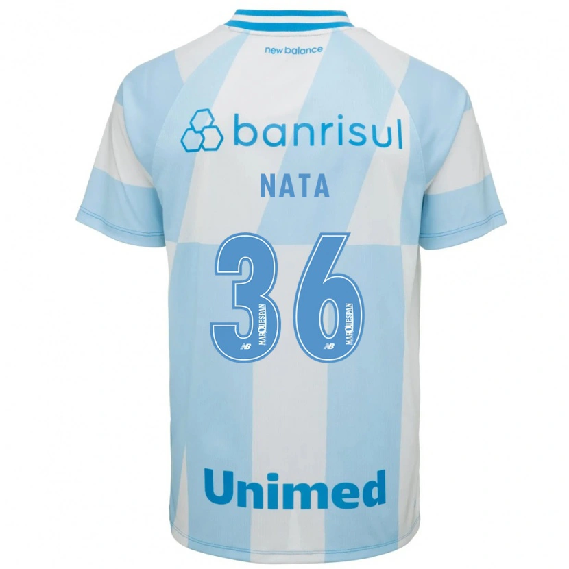 Danxen Kinder Natã #36 Hellblau Weiß Auswärtstrikot Trikot 2026/27 T-Shirt