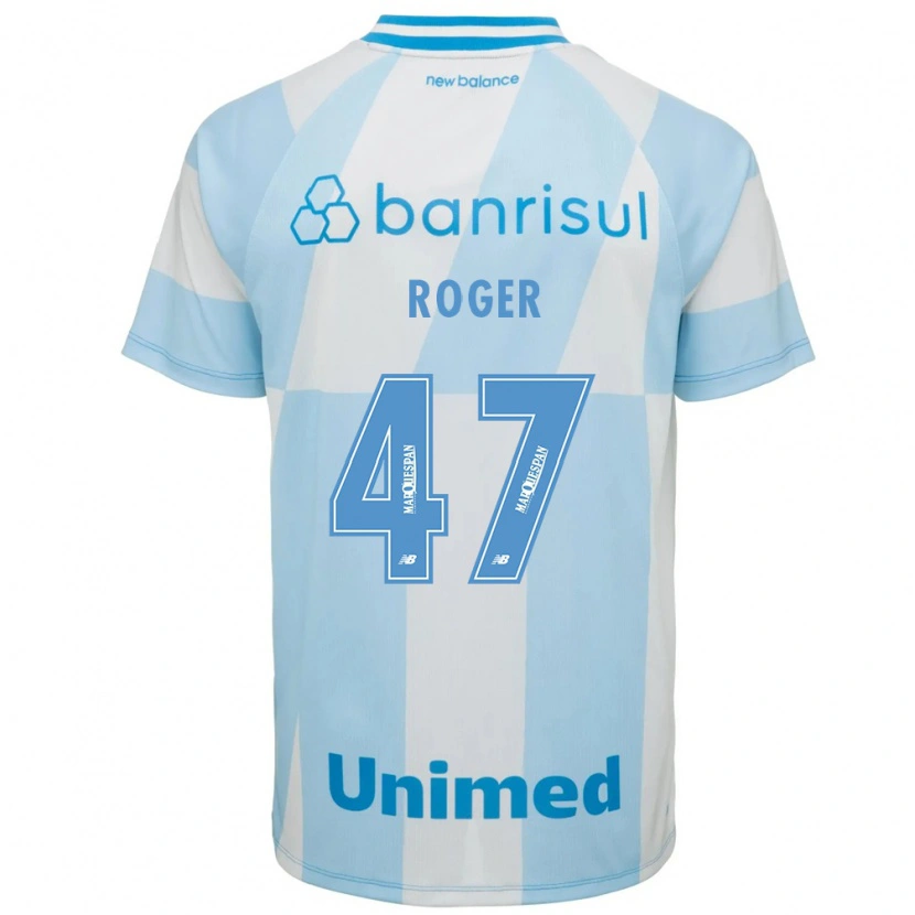 Danxen Kinder Roger Dias Fernandes #47 Hellblau Weiß Auswärtstrikot Trikot 2026/27 T-Shirt