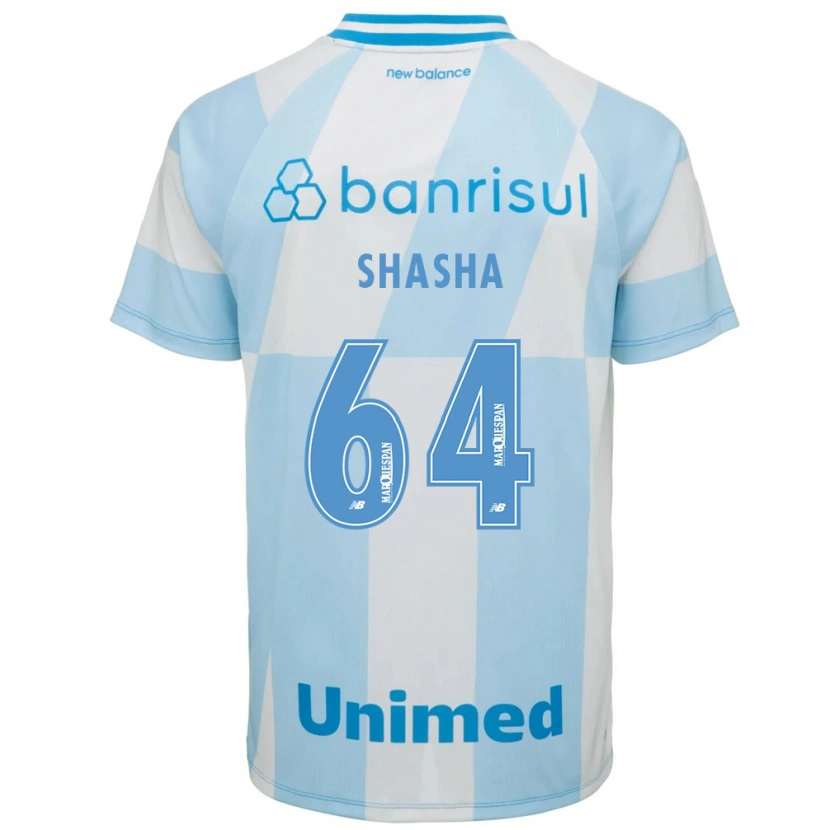 Danxen Kinder Shashá #64 Hellblau Weiß Auswärtstrikot Trikot 2026/27 T-Shirt