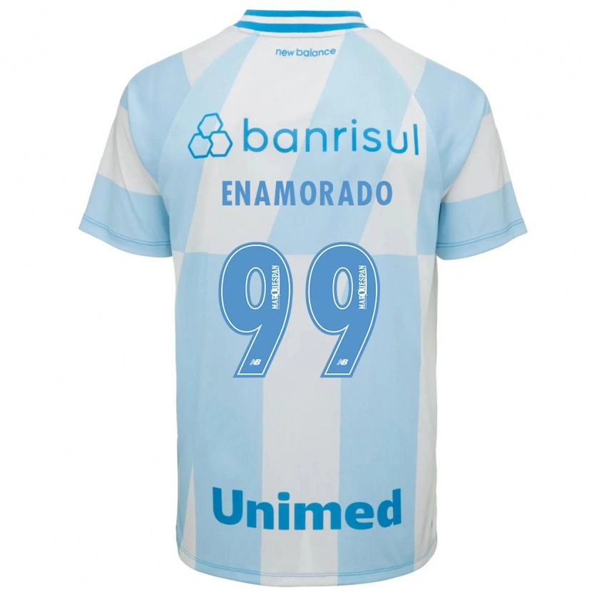 Danxen Kinder José Enamorado #99 Hellblau Weiß Auswärtstrikot Trikot 2026/27 T-Shirt
