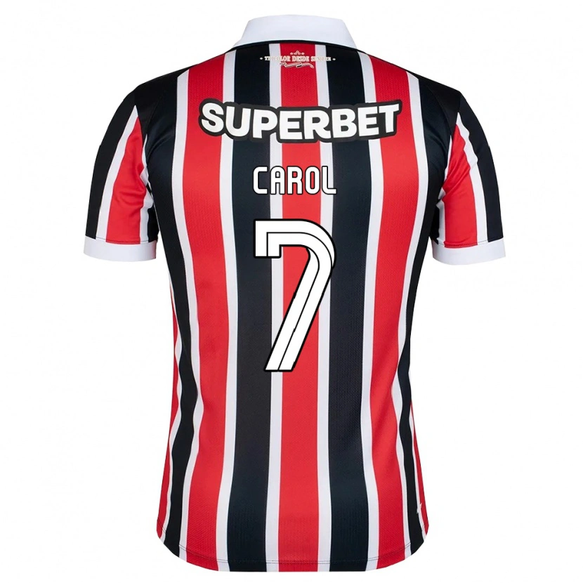 Danxen Kinder Carol #7 Rot Weiß Schwarz Auswärtstrikot Trikot 2026/27 T-Shirt