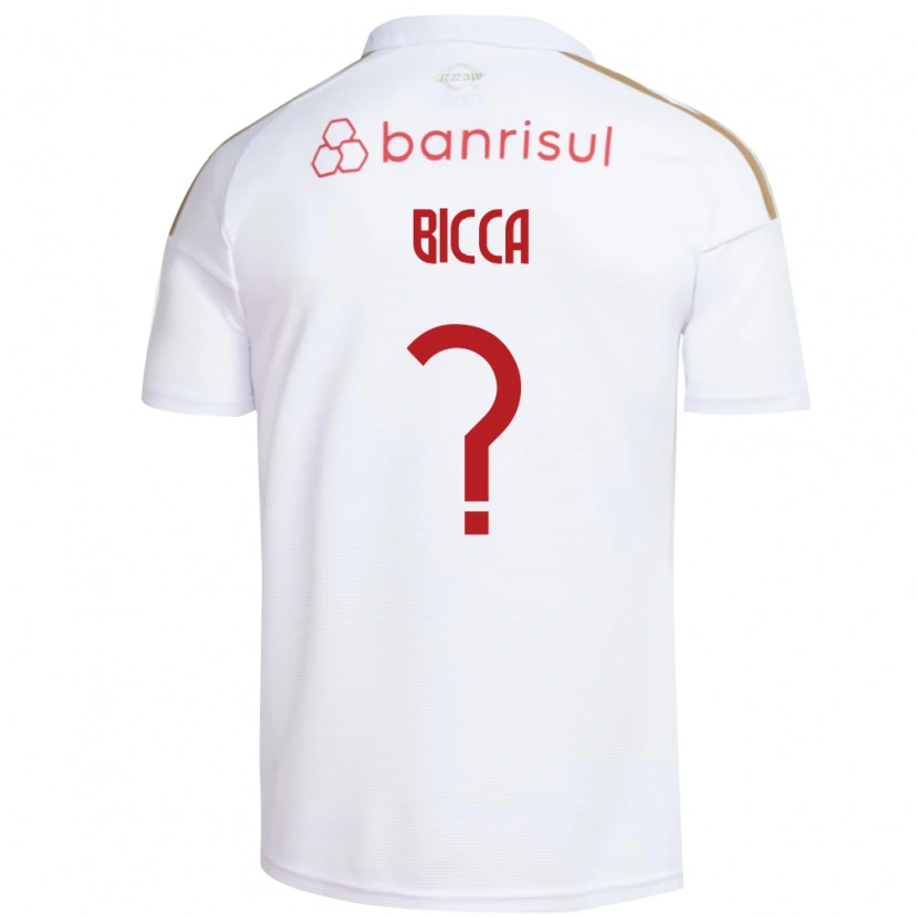 Danxen Kinder Leo Bicca #0 Weiß Rot Auswärtstrikot Trikot 2026/27 T-Shirt