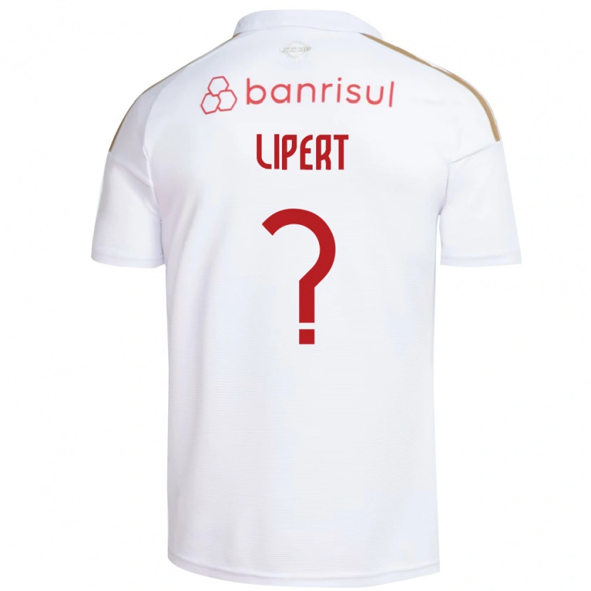 Danxen Kinder Henrique Lipert #0 Weiß Rot Auswärtstrikot Trikot 2026/27 T-Shirt