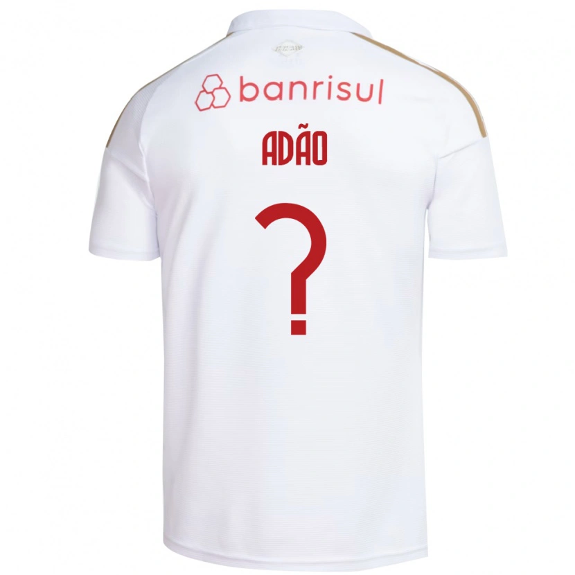Danxen Kinder Gabriel Adão #0 Weiß Rot Auswärtstrikot Trikot 2026/27 T-Shirt
