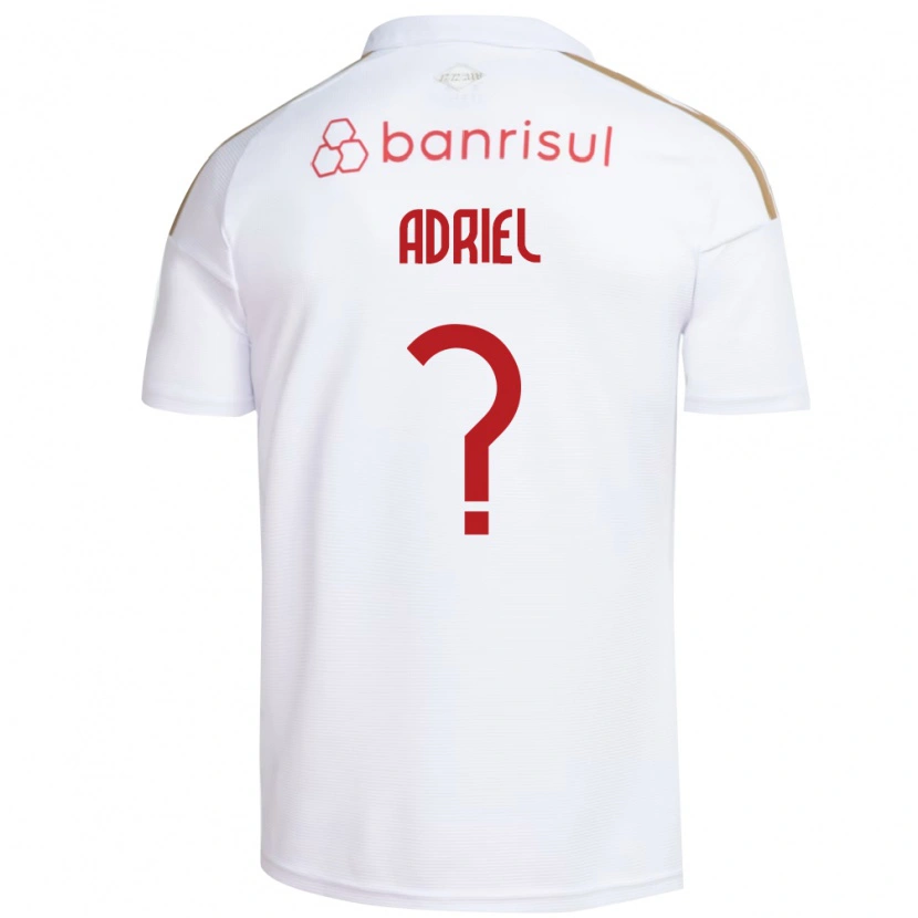 Danxen Kinder Adriel #0 Weiß Rot Auswärtstrikot Trikot 2026/27 T-Shirt
