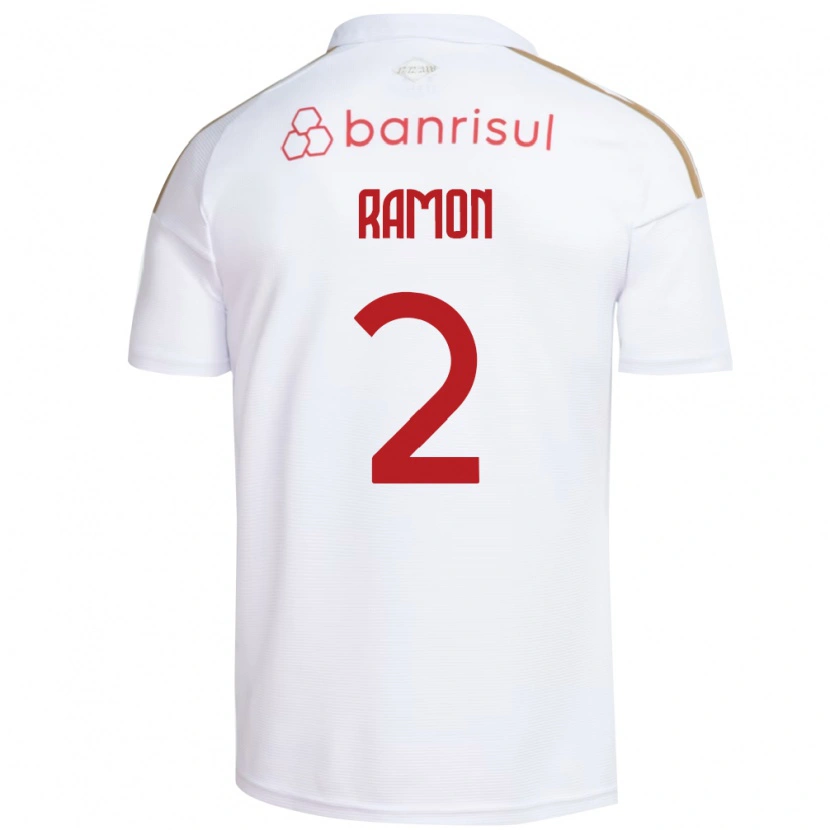 Danxen Kinder Ramon #2 Weiß Rot Auswärtstrikot Trikot 2026/27 T-Shirt