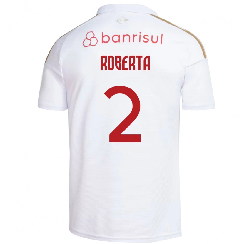Danxen Kinder Roberta #2 Weiß Rot Auswärtstrikot Trikot 2026/27 T-Shirt