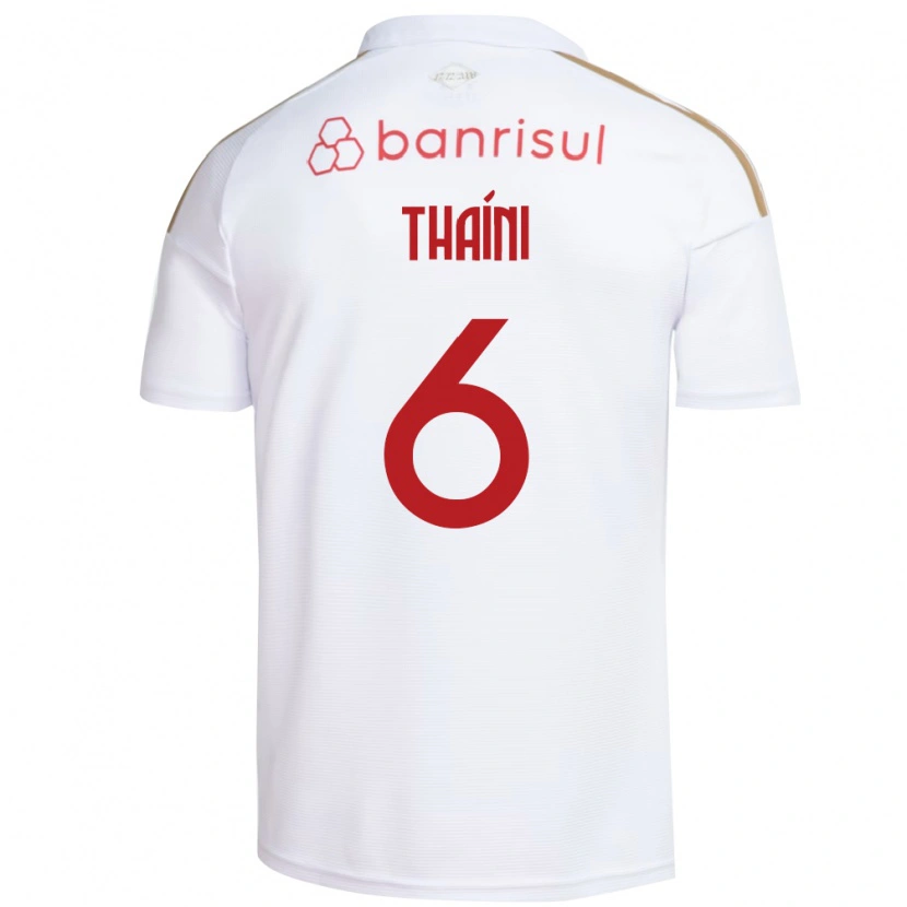 Danxen Kinder Thaíni #6 Weiß Rot Auswärtstrikot Trikot 2026/27 T-Shirt