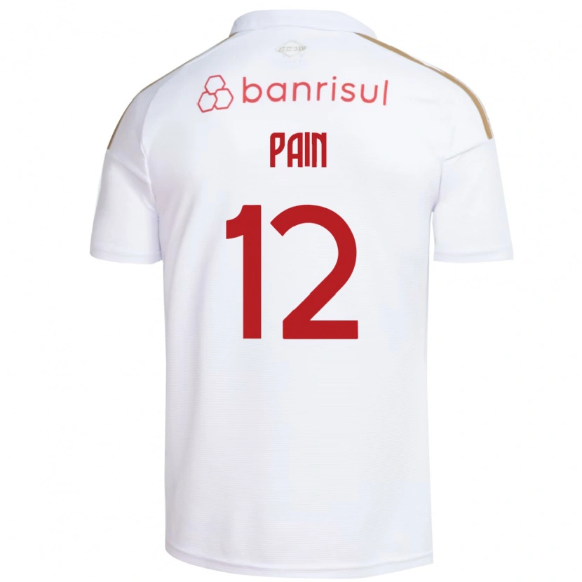 Danxen Kinder Luan Pain #12 Weiß Rot Auswärtstrikot Trikot 2026/27 T-Shirt