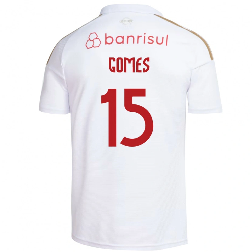 Danxen Kinder Bruno Gomes #15 Weiß Rot Auswärtstrikot Trikot 2026/27 T-Shirt