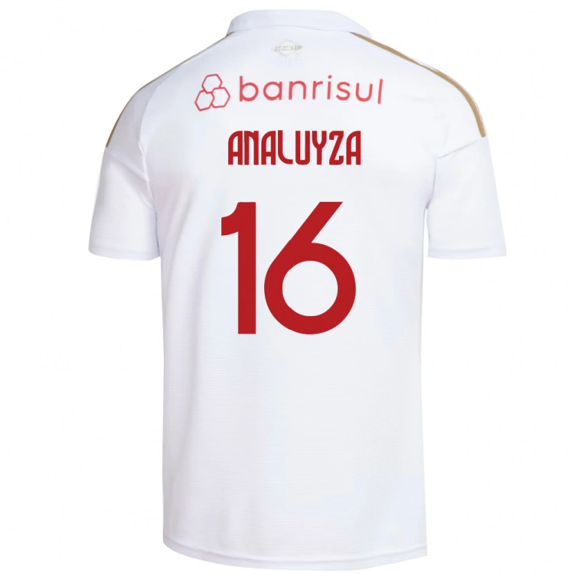 Danxen Kinder Analuyza #16 Weiß Rot Auswärtstrikot Trikot 2026/27 T-Shirt