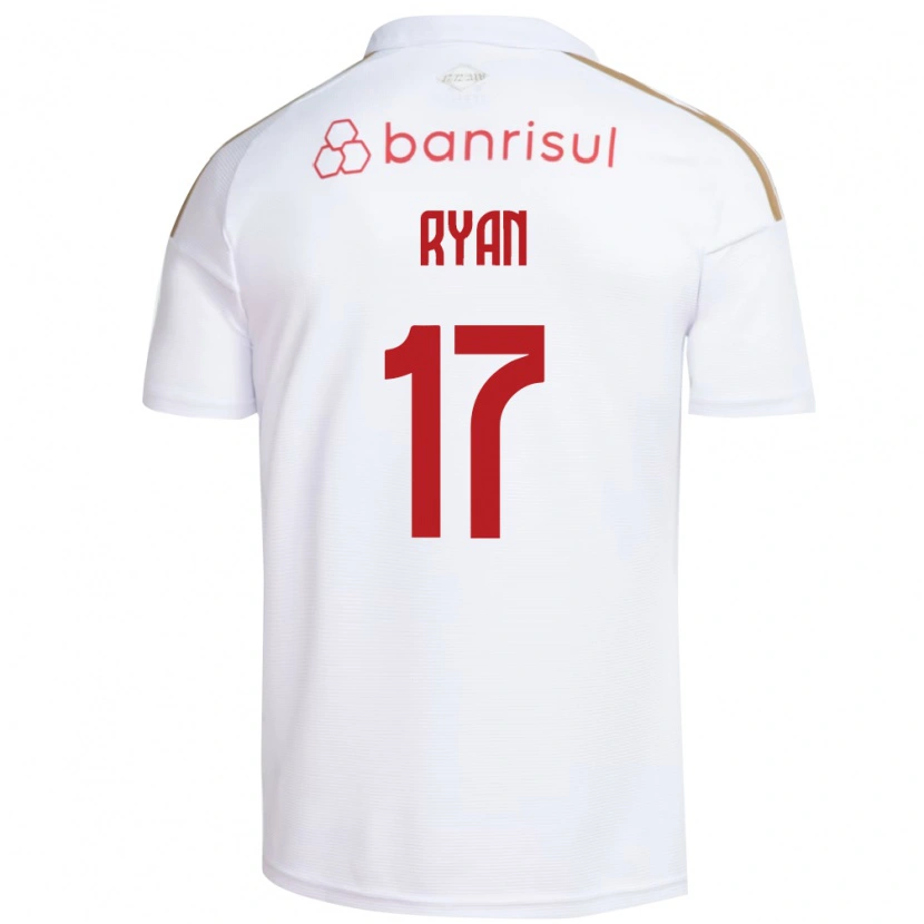 Danxen Kinder Gabriel Ryan #17 Weiß Rot Auswärtstrikot Trikot 2026/27 T-Shirt