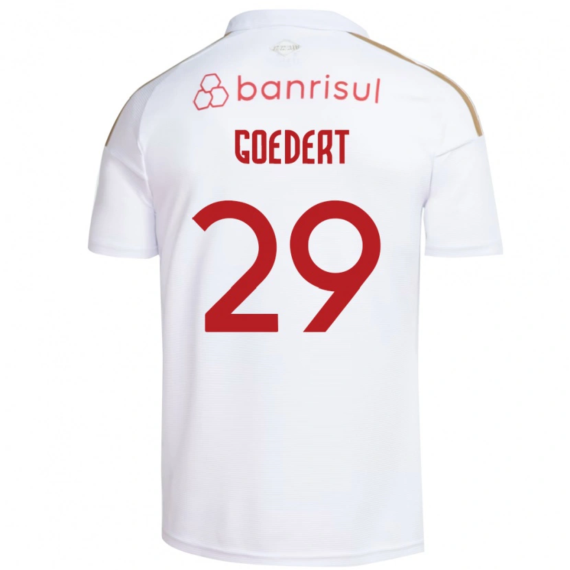Danxen Kinder Alice Goedert #29 Weiß Rot Auswärtstrikot Trikot 2026/27 T-Shirt